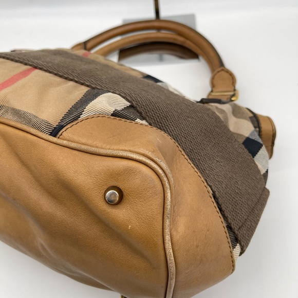 Burberry Signature Logo Satchel Handbag - Picture 7 of 16